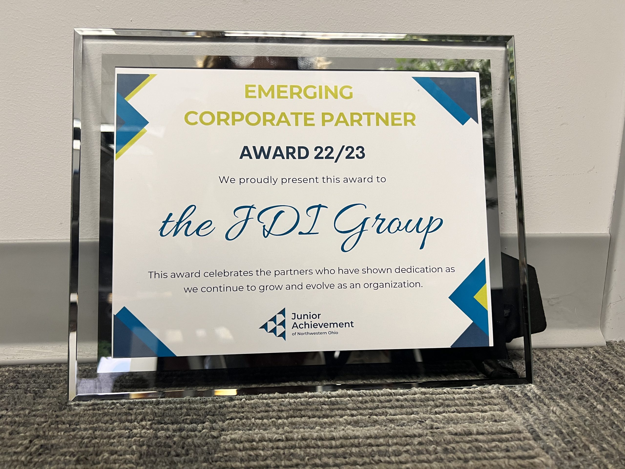 Emerging Corporate Partner Award 2023 - The JDI Group